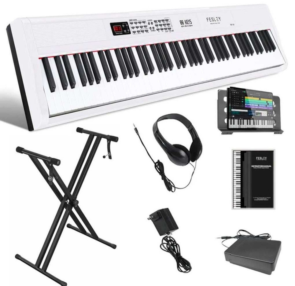 Цифровое пианино Fesley FEP160 (стойка, педаль, пюпитр, наушники) Харьков - изображение 7