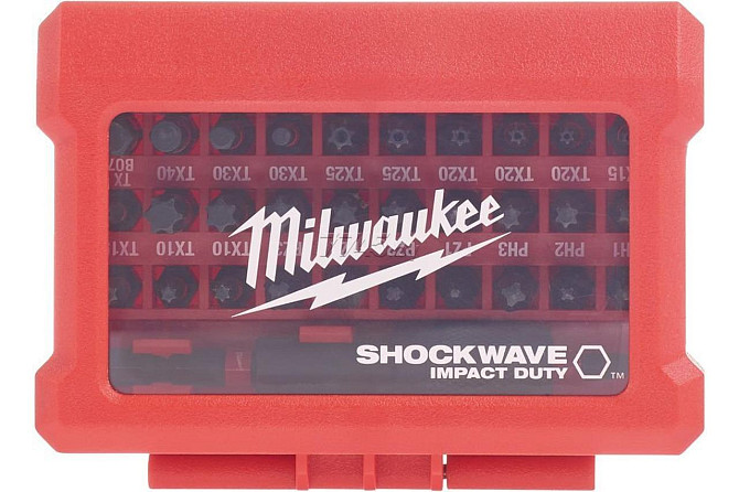 Набор бит ударных 32 шт. Milwaukee SHOCKWAVE 4932464240 Коломия - фото 1