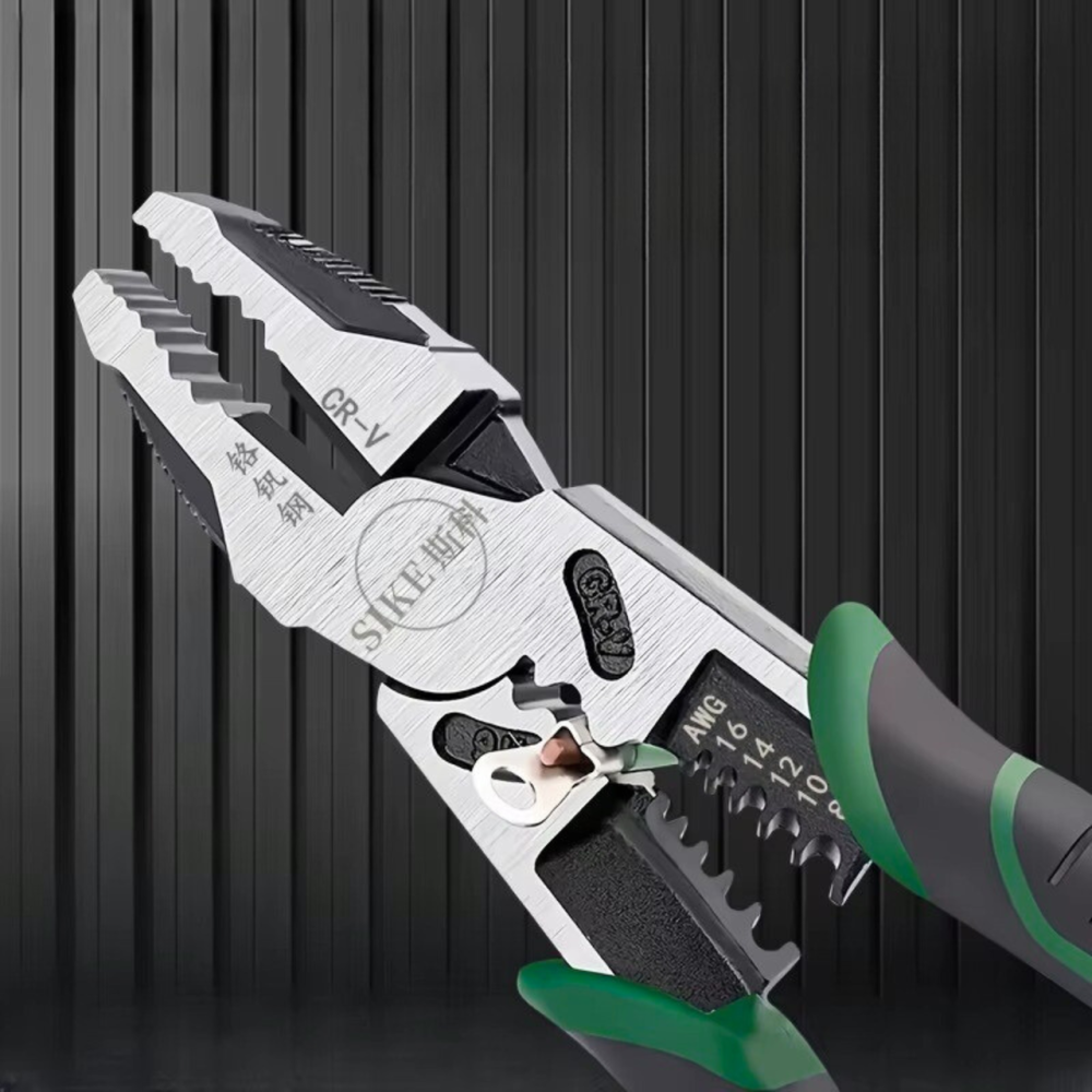 Набір інструментів ручних 3 шт: бокорізи, довгогубці, комбіновані плоскогубці з сумкою з функцією обтиску кабелю Кам'янець-Подільський - фото 3