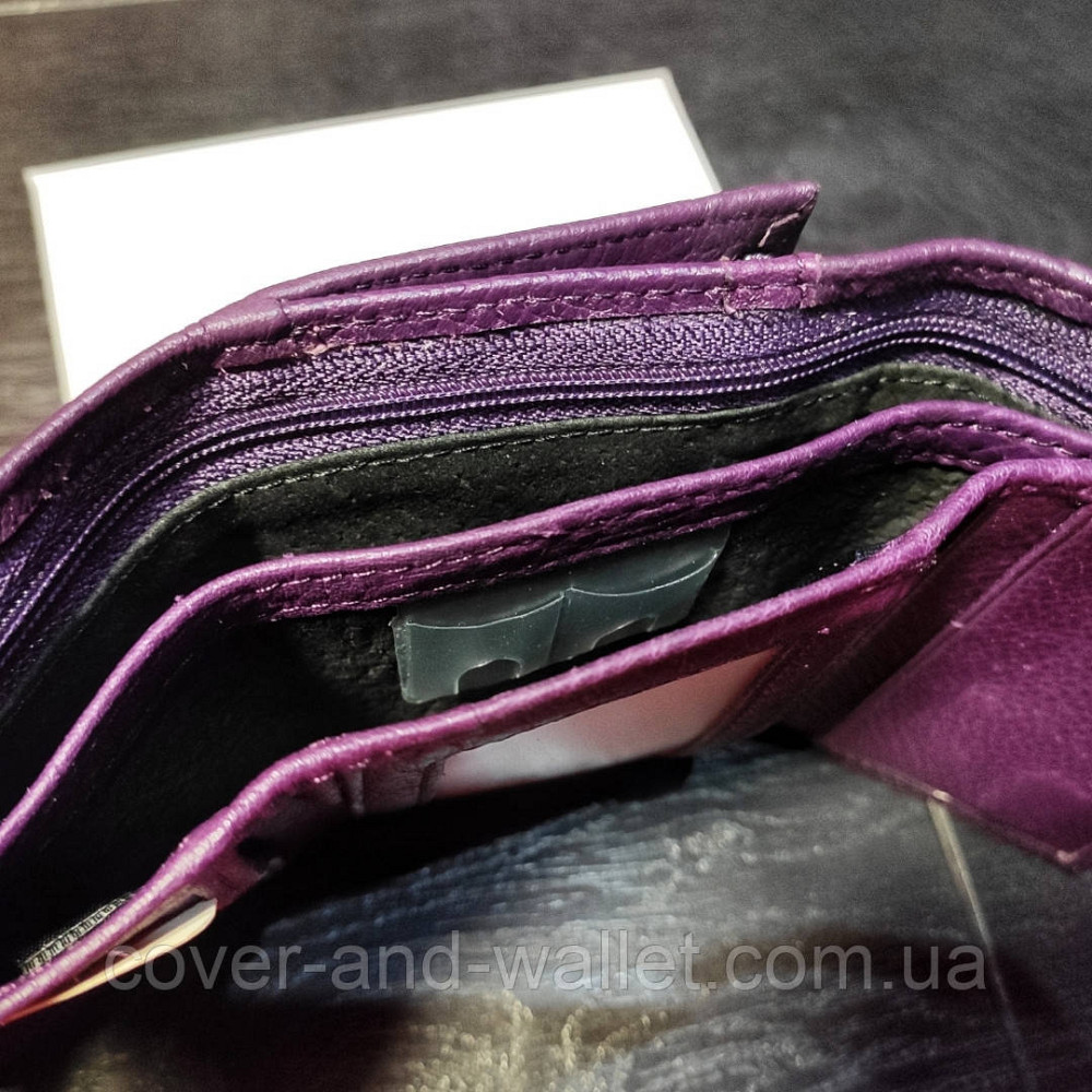 Компактный женский кошелек на магнитах в три сложения Marco Coverna MC-1419 Киев - изображение 4
