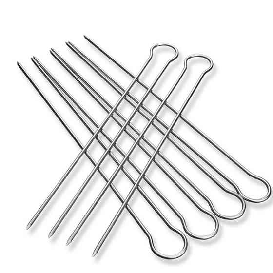 Шампура двойные 6шт в чехле, 30.5см нерж GRILLI 9623 Код: 009623 Ровно