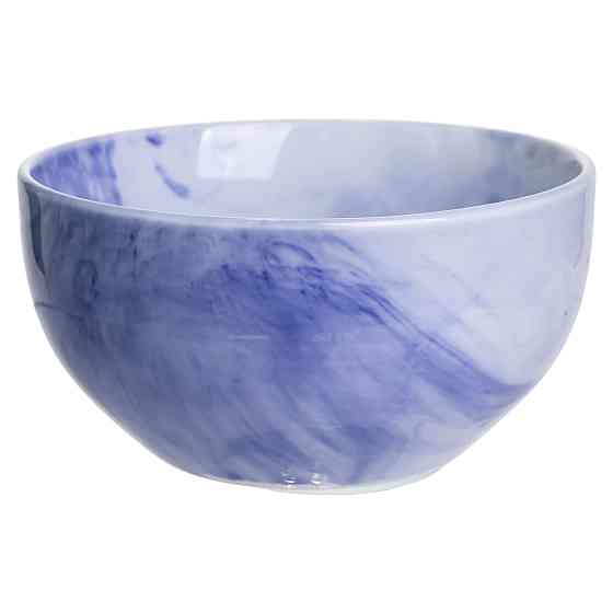 Yiwu Столовий набір посуду 24 предмети на 6 осіб Marble Clara порцеляновий Синій MD-24-3B Коломыя