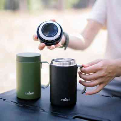 Термокружка Tribe Adventure Mug 450 мл black (T-FA-0032-black) Вінниця