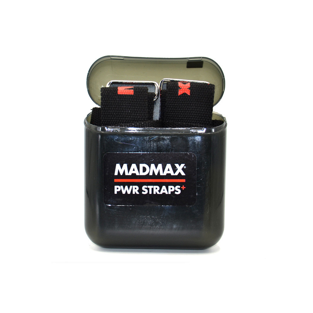 Лямки для тяги MadMax MFA-332 PWR Straps+  Black/Grey/Red Кам'янське - фото 10