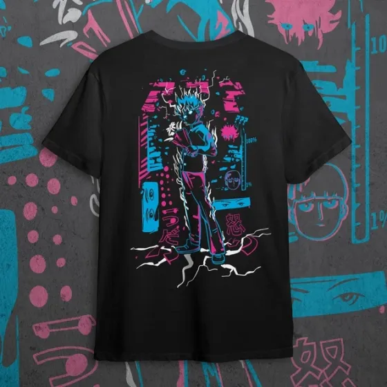 Футболка для подростка мальчика с принтом Mob P140ycho #6 Размер 160 Anime10902 Днепр