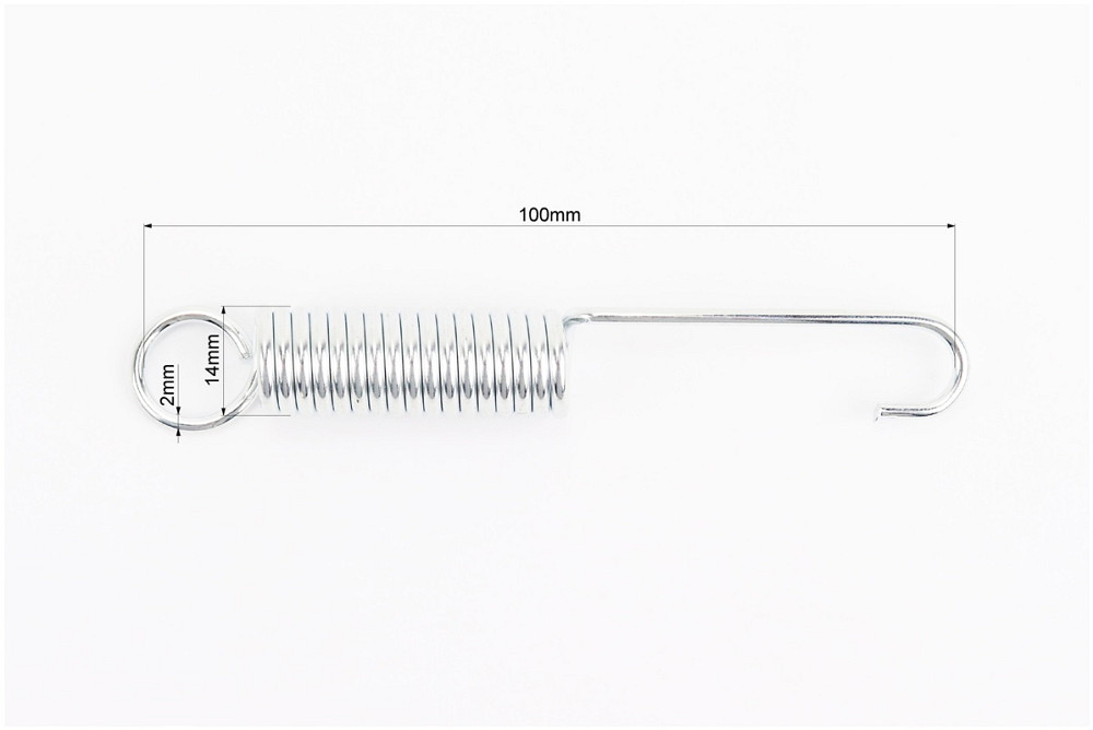 Пружина підніжки бічної (≈L104мм, D14мм, 17 витків) Киев - изображение 2