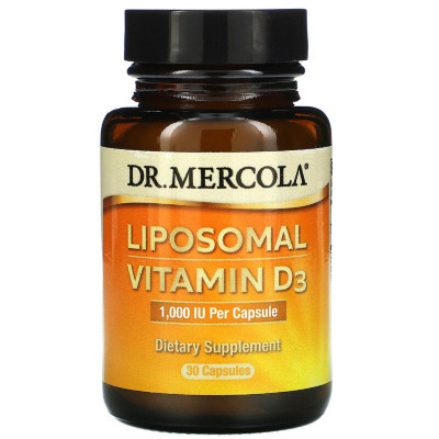Витаминно-минеральный комплекс Dr. Mercola Витамин D3 липосомальный, 1000 МЕ, Liposomal Vitamin D3, 30 (MCL01732) Винница - изображение 1