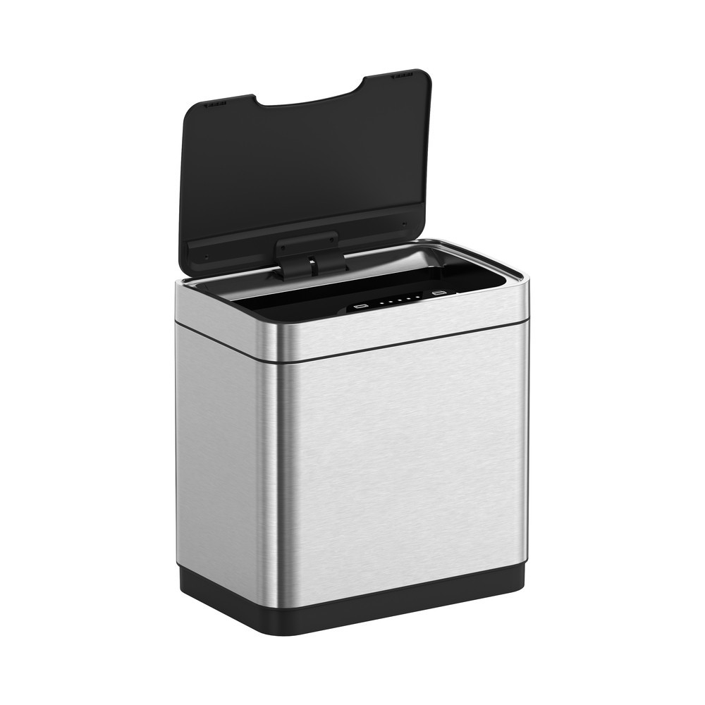 Відро для сміття сенсорне прямокутне Koer TC-020312-02 12 л колір нержавіюча сталь антипалець (KR5586) Чернівці - фото 2
