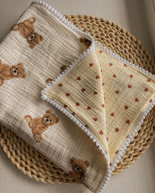 Опт та роздріб, пелюшки, комплекти у ліжечко, пледи, рушнички. Київ - фото 3