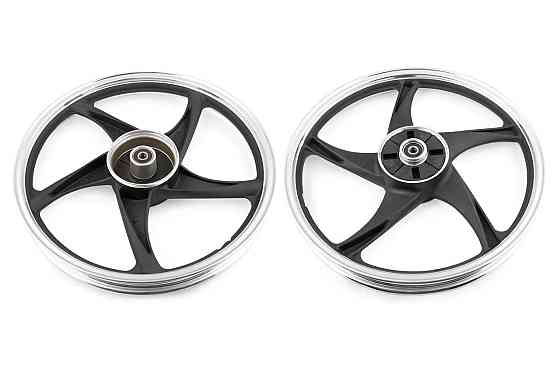 Диск колеса 1,6*17 (зад, барабан) (легкосплавний) мопед Актив ZY Мукачево