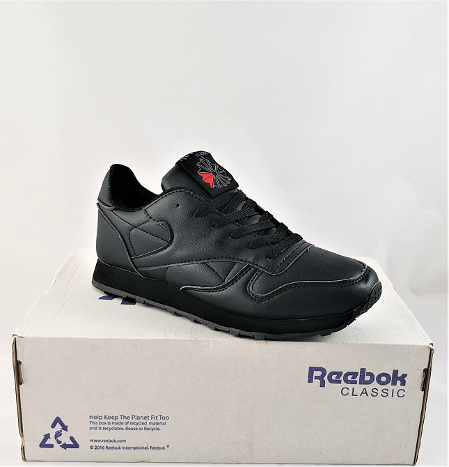 Кроссовки Reebok Classic Черные Рибок Мужские (размеры: 45) Видео Обзор Днепр - изображение 8