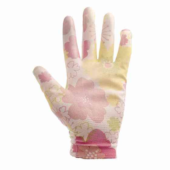 Перчатки с ПУ покрытием (белые, манжет) SIGMA (9446381) Ровно