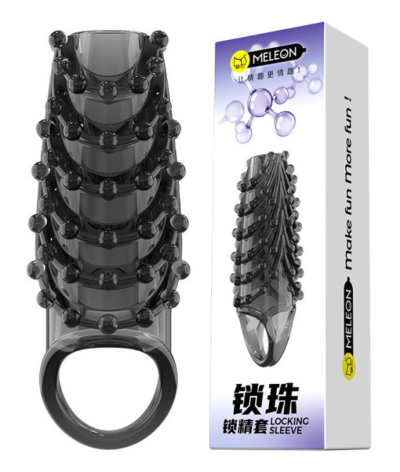 Стимулирующая насадка Meleon - Lock Beads Locking Sleeve, PS-12 Sex Aura Киев - изображение 1