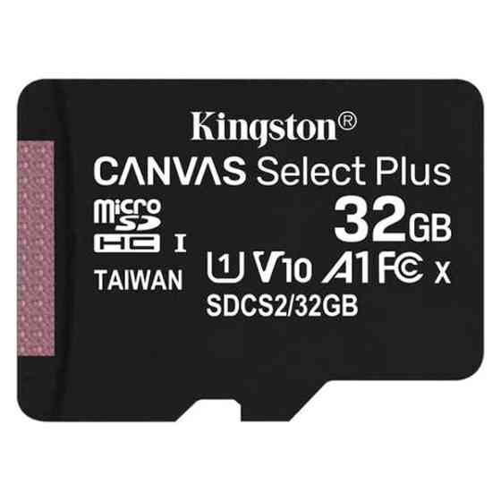 Картка пам'яті Kingston microSDXC + SD adapter SDCS2/32GB Canvas Select Plus 100R A1 C10 Николаев