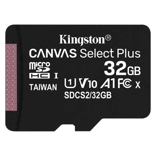 Картка пам'яті Kingston microSDXC + SD adapter SDCS2/32GB Canvas Select Plus 100R A1 C10 Николаев - изображение 1