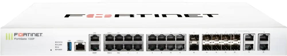 Маршрутизатор  Fortinet FortiGate-100F (FG100FBDL95036) Київ - фото 1