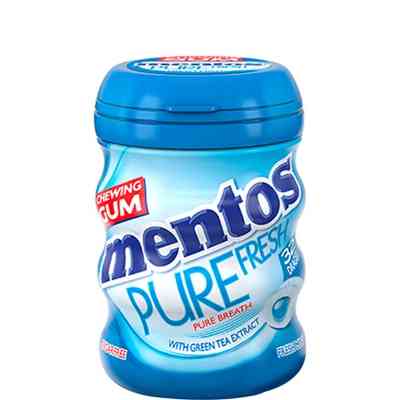 Жувальна гумка Mentos Pure Fresh зі смаком м'яти 56 г (8935001725367) Вінниця