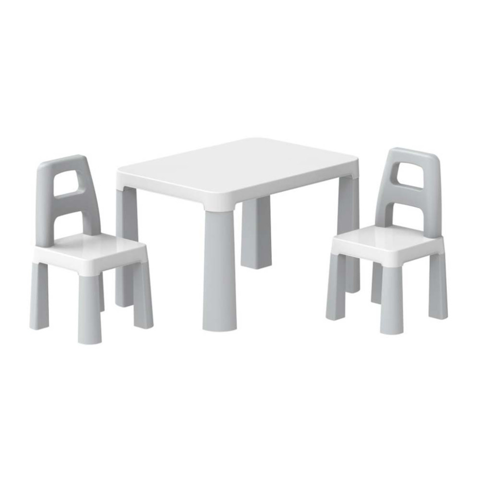 Детский стол с двумя стульями ТехноК 0150TXK светло-серый Винница - изображение 1