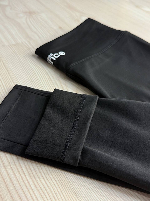 Лосины женские Kenalin 9636 утепленные дайвинг широкий пояс черные, черный, L Киев - изображение 12