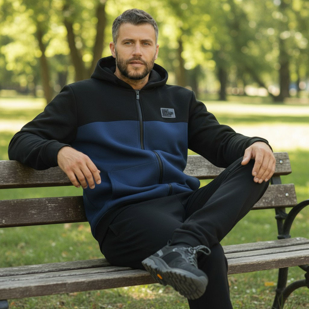 Теплий чоловічий костюм на флісі осінь-зима Харків - фото 2