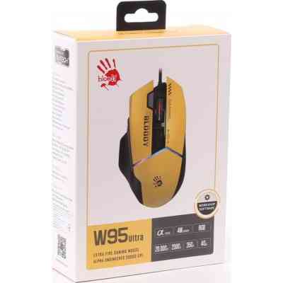Мишка A4Tech Bloody W95 Ultra USB Yellow/Black (4711421002318) Вінниця