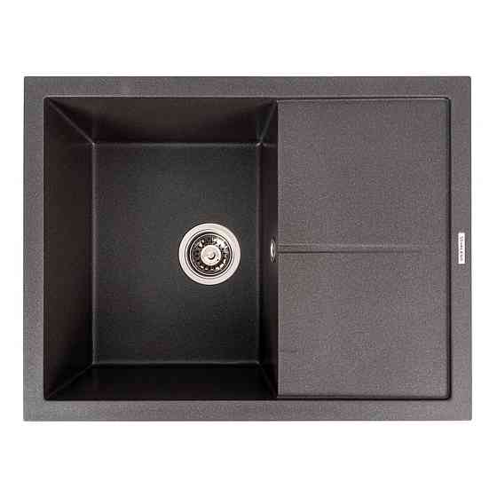 Кухонна мийка гранітна VALESO 6550 CRIPTA (моріон) Коломыя