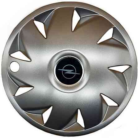 Автомобільні модельні ковпаки R14 Opel NEW 210 4шт, SJS, сріблясті Київ