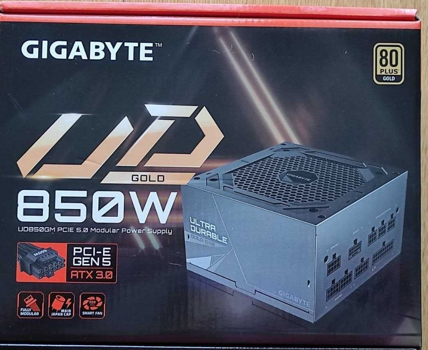 Блок питания GIGABYTE 850W ATX3.0 (GP-UD850GM PG5) 80 PLUS Gold Харьков - изображение 2