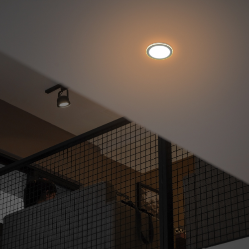 LED Світильник врізний 12W+4W 5000+2700К з декоративною підсвіткою VL-DL4R-1252 Videx Житомир - фото 11