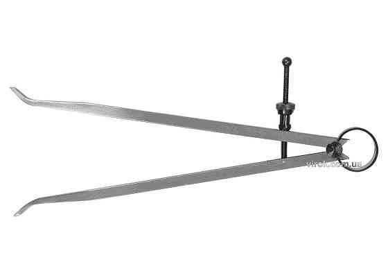 Кронциркуль для внутрішніх вимірів YATO : l= 200 мм, з гвинтовим фіксатором і на пружині [25/50] Одеса