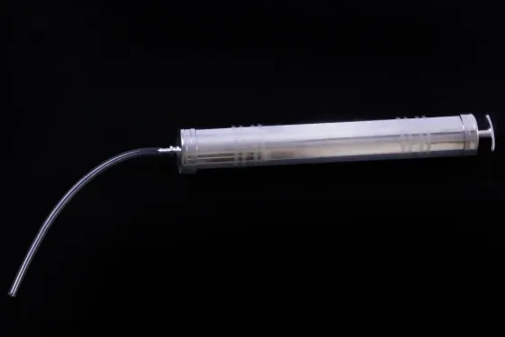 Шприц для залива масла Intertool 1000мл со шлангом и трубкой Винница