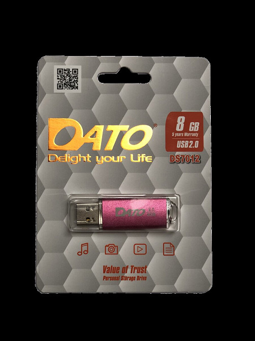 Flash DATO USB 2.0 DS7012 8Gb Pink Киев - изображение 1