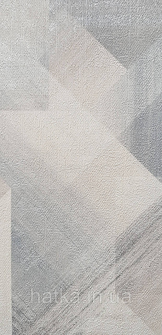 Шпалери вінілові на флізеліні Grandeco Universe метрові абстракція фігури 3д сірі беж блакитні білі срібло Київ - фото 4