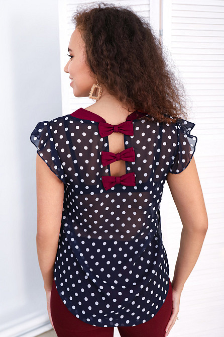 Жіночий брючний костюм «Трініті» оптом | Норма | Розпродаж моделі Бордовий, 42 Київ - фото 4