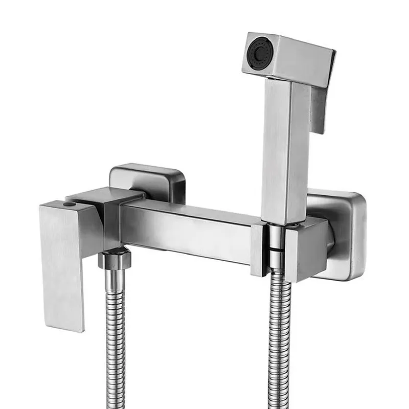 Змішувач з гігієнічним душем Mixxus KUB-222 з нержавіючої сталі SUS304 Харків - фото 1