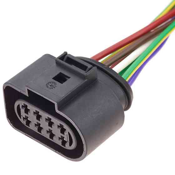 Разъем коннектор с проводом, 8-кон., Фара, 8D0973734, VAG Германия, Франция, Германия Много Audi, Bugatti, Porsche, Seat, Skoda Киев