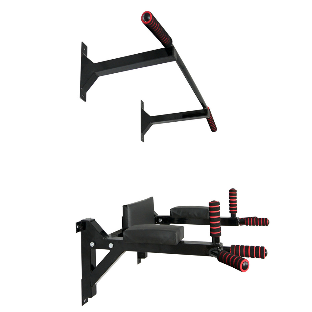 Турник брусья пресс стационарный 3 в 1 KZ-551 Спортивные стенки и турники для дома Черный Киев - изображение 4