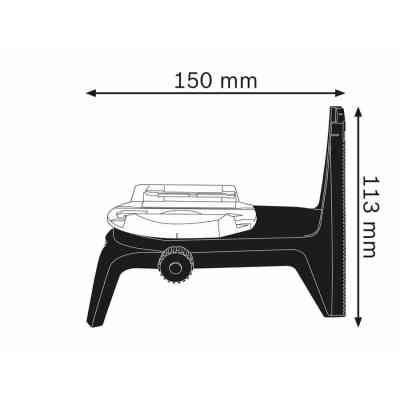 Штатив для нивелира Bosch Professional RM2, 150х80х113мм (0.601.092.700) Винница
