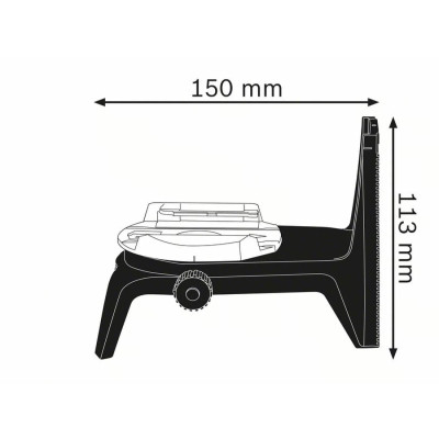 Штатив для нівеліру Bosch Professional RM2, 150х80х113мм (0.601.092.700) Вінниця - фото 4