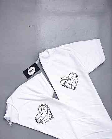 Парні футболки для хлопця та дівчини — Сердця Чернівці