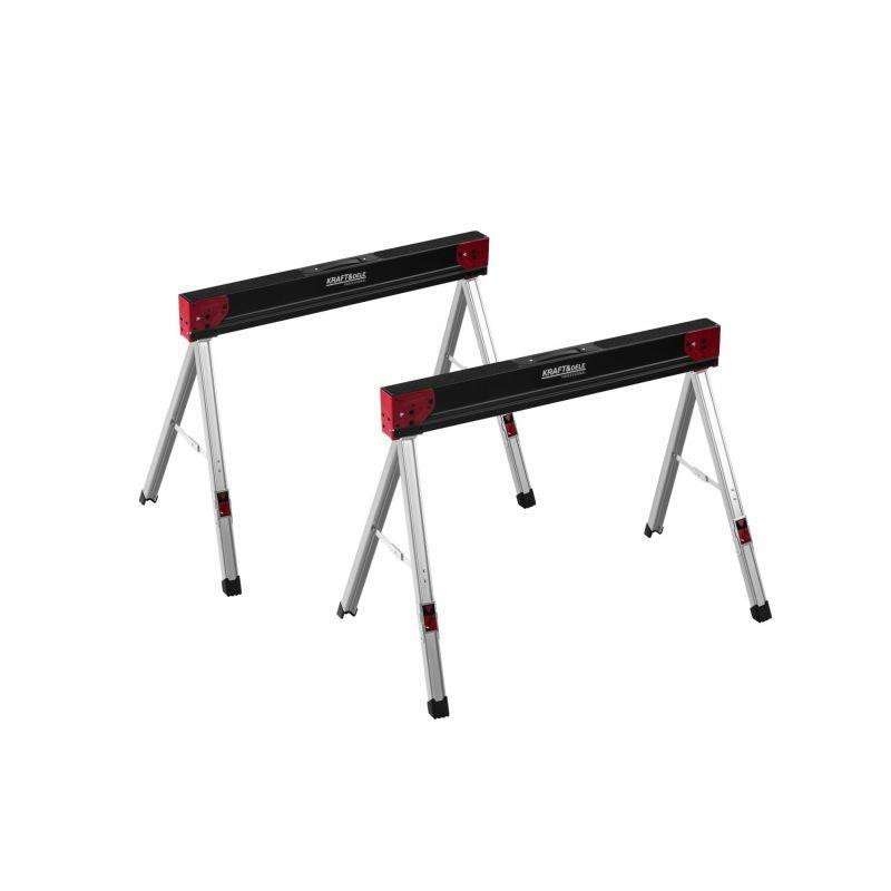 Складаний телескопічний робочий козел 2 шт.   Kraft&Dele KD11875 Черкаси - фото 12