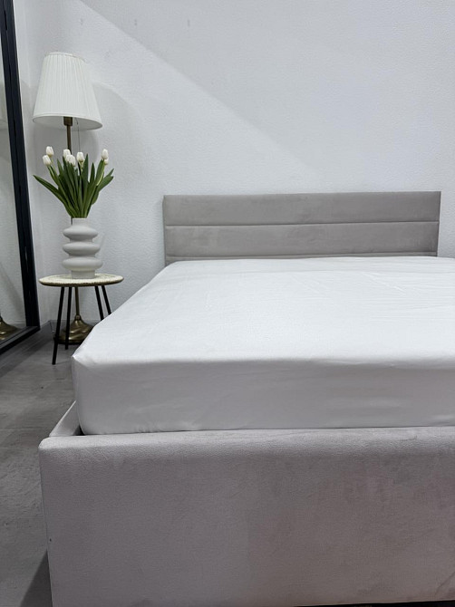 Ecotton Простирадло на резинці Ecotton 160х200 см білий Сream White 24569 Київ - фото 1