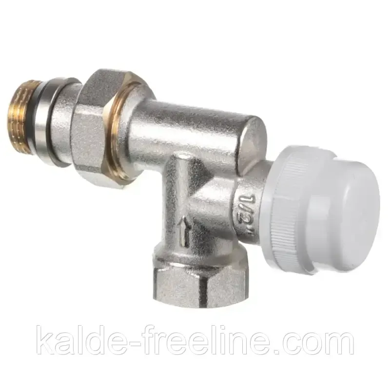 Термостатичний радіаторний клапан KOER KR.931-Gi осьовий 1/2" з американкою Харків - фото 2