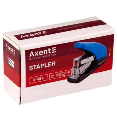 Степлер Axent Shell №24/6 20 л Блакитний (4841-07-A) Вінниця