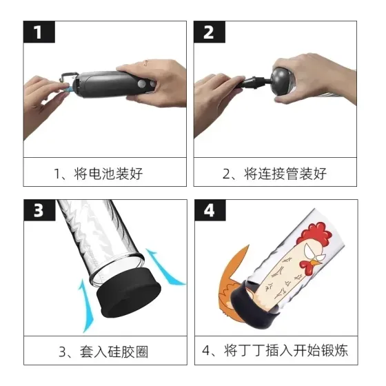 Автоматична вакуумна помпа CANWIN Penis Pump - P403A Sex Aura Київ