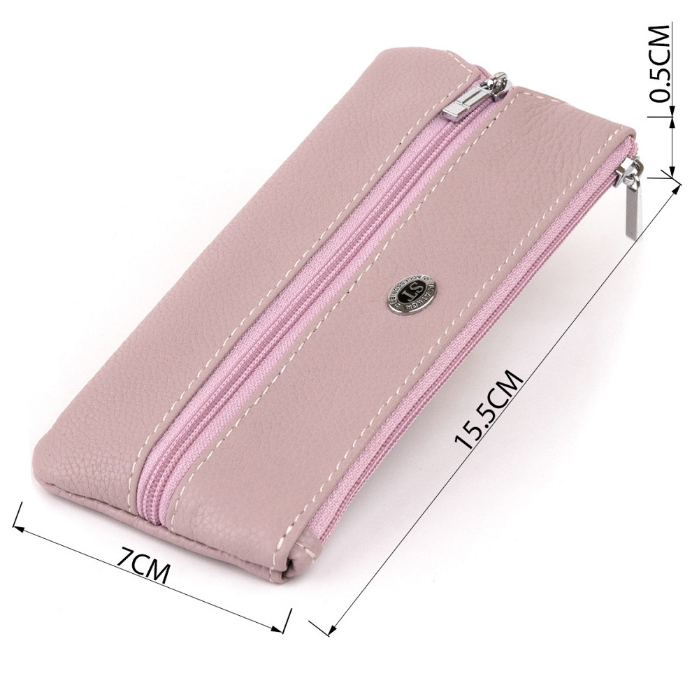 Ключниця-гаманець з кишенею унісекс Лілова (ST Leather) Київ - фото 7