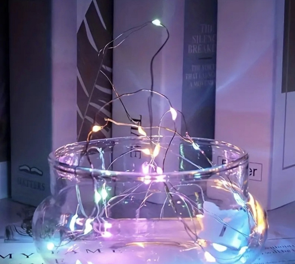 УЦІНКА! Гірлянда Роса 30 м 300 led з usb і пультом керування Різнокольоровий Сміла - фото 18