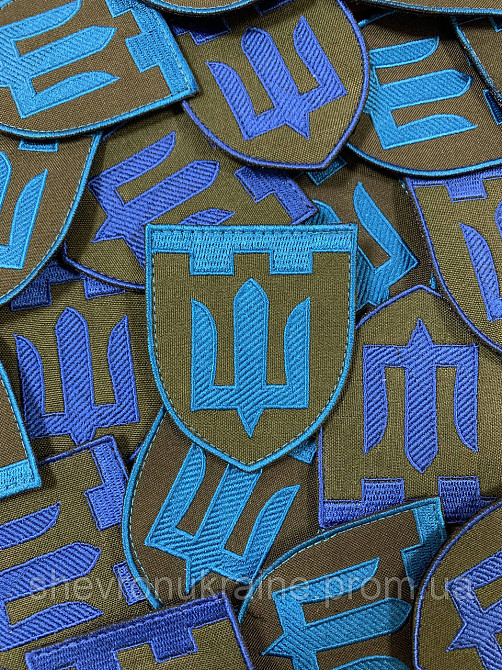 Шеврон ТРО ВСУ (Форма щит. На липучке) Размер 8x7см Киев - изображение 4