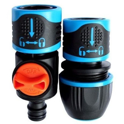 Коннектор для шланга Gruntek набор 1/2"-5/8"-3/4" (296292277) Винница - изображение 1