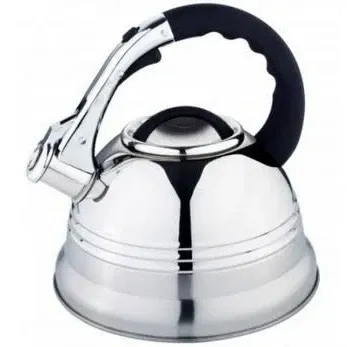 Чайник Со Свистком 3л Из Высококачественной Нержавеющей Стали для всех видов плит, эргономичная ручка Одесса - изображение 3